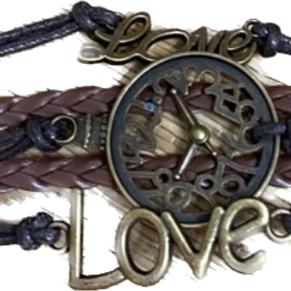 Love Wrapped PU Leather Bracelet